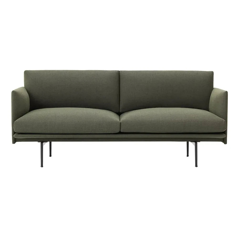 Muuto - Sofá Outline de 2 plazas | Verde