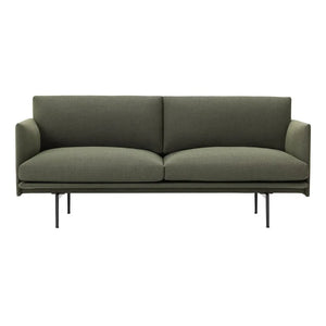 Muuto - Sofá Outline de 2 plazas | Verde