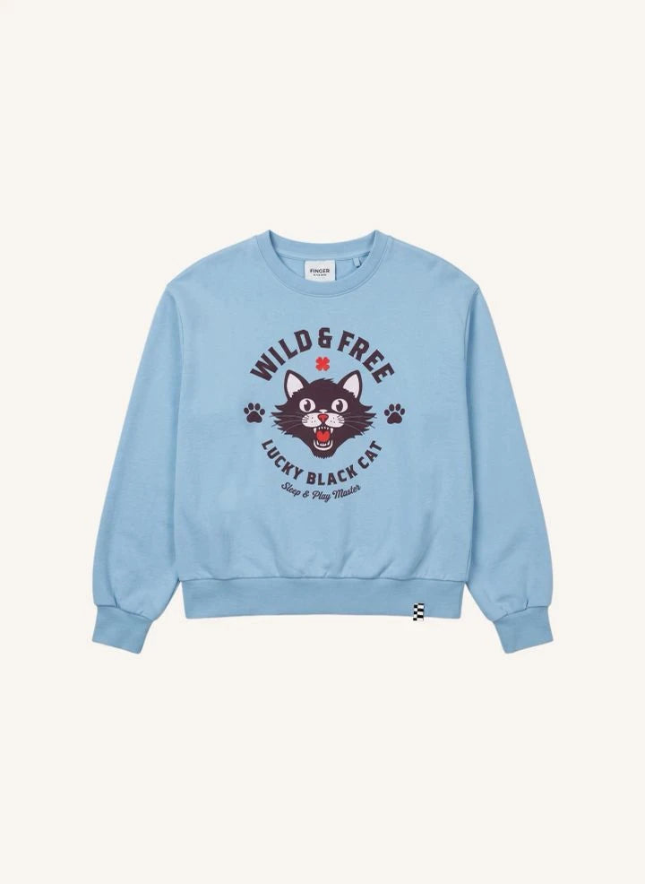 Finger in the nose - Alma Sweatshirt | Azul Claro