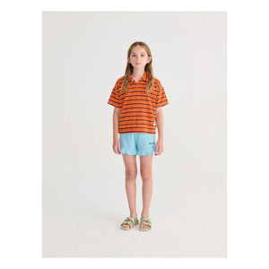Bobo Choses - Polo de rizo a rayas | Naranja