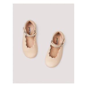 Petit Nord - Zapatos Mary Jane Abullonados | Crema