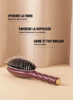 La Bonne Brosse - "La Suavidad Indispensable" Cepillo para el Cabello No. 03 - Piel Cabelluda Sensible | Berenjena