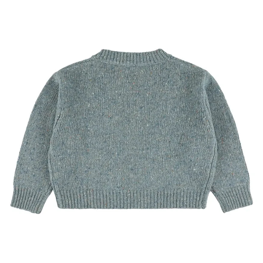 Morley - Zed Suéter Mercerizado de Lana Merina | Gris azulado