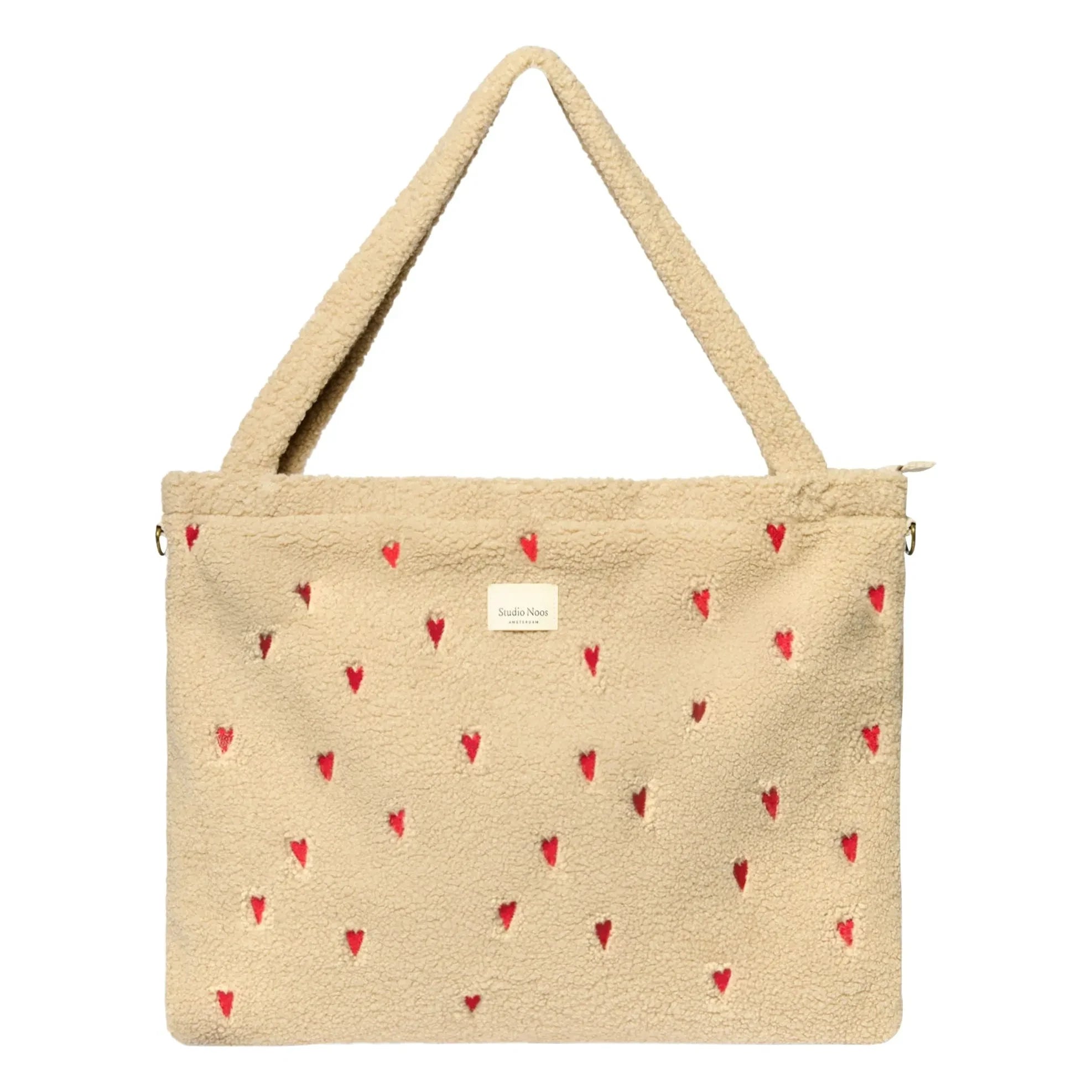 Studio Noos - Bolso cambiador Hearts | Crudo