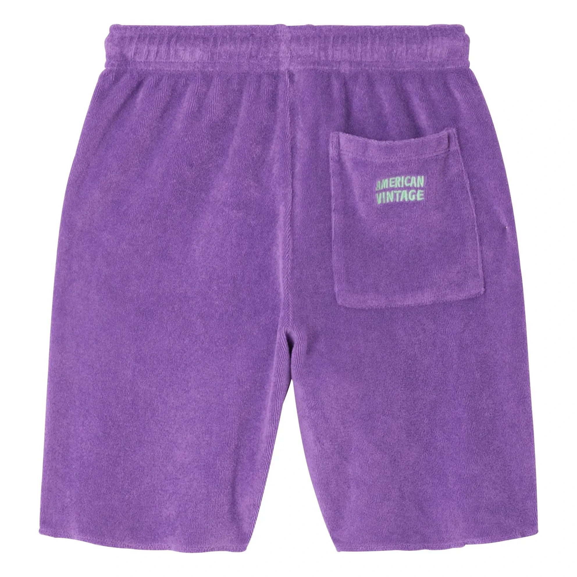 American Vintage - Pantalones cortos jogger de algodón orgánico Fuxow | Morado