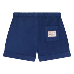 Bonpoint - Pantalón corto Ecady de popelín de algodón orgánico | Azul marino