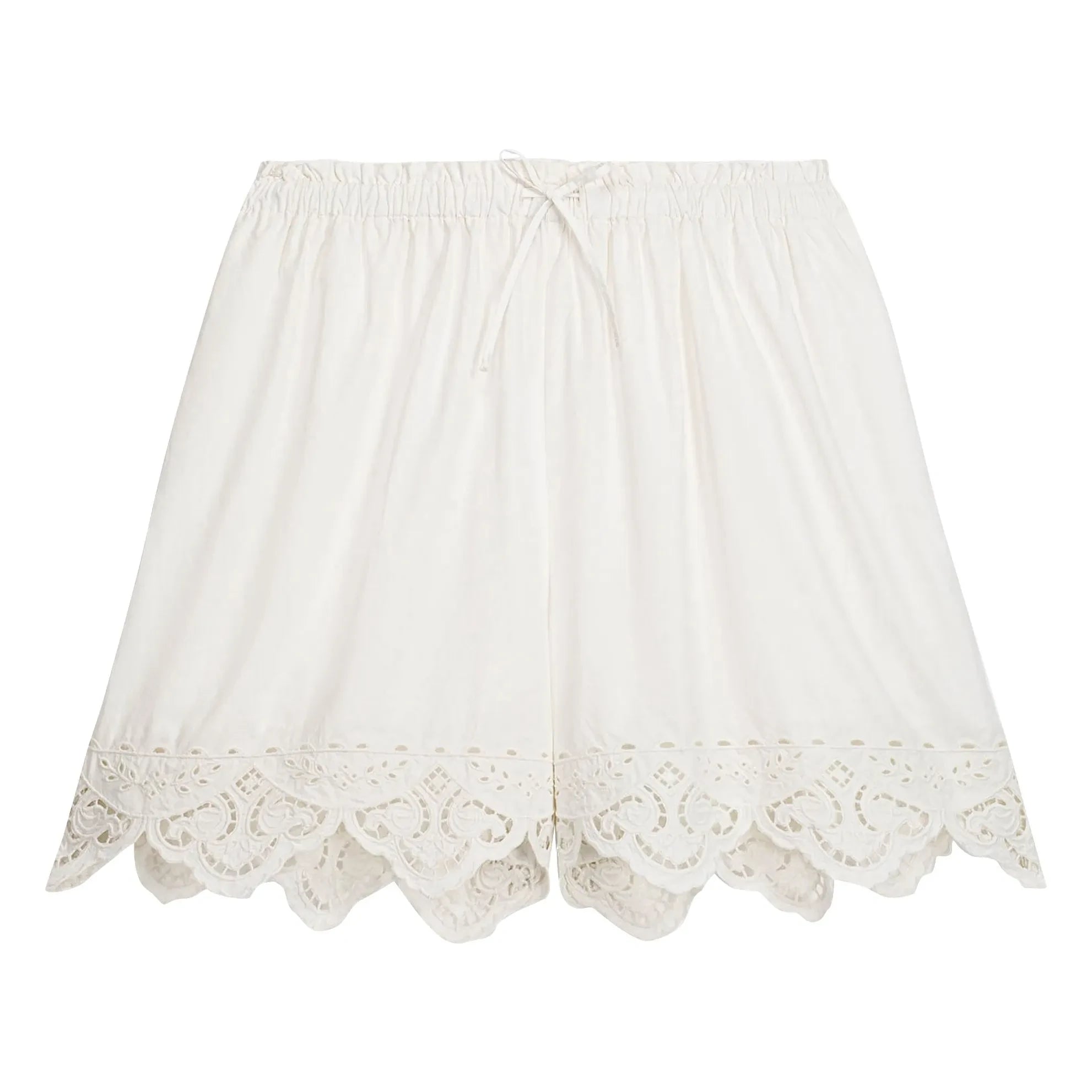 Louise Misha - Shorts Boxi de algodón orgánico | Blanco