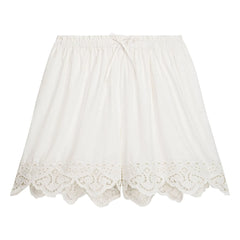 Louise Misha - Shorts Boxi de algodón orgánico | Blanco