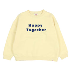 Búho - Sudadera de algodón orgánico Happy Together | Amarillo