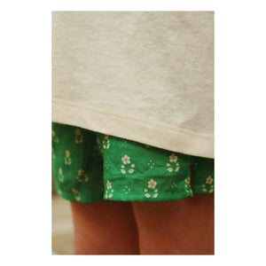 Konges Sløjd - Pantalones Cortos de Mezclilla de Algodón Orgánico | Verde