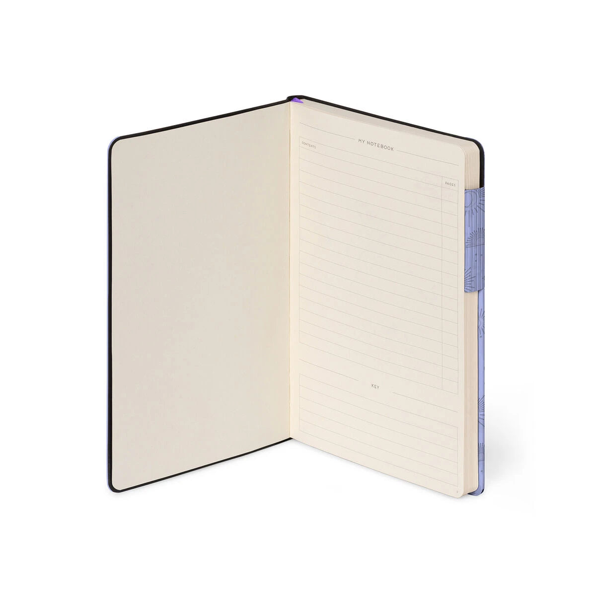 Legami - Lined Cuaderno con Monochrome Funda Suave - Cosmic Lilac - My Defter