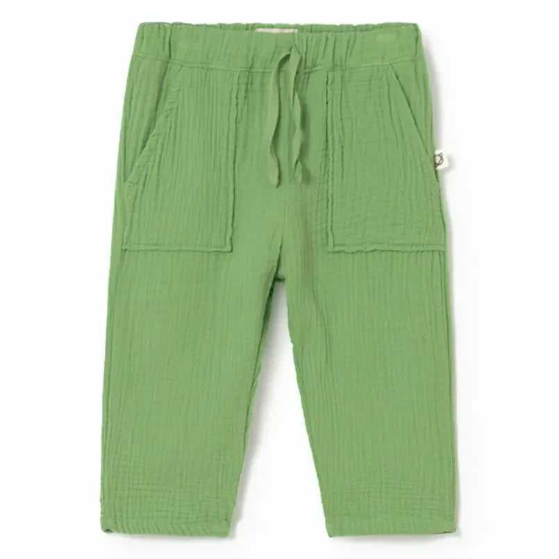 Cozmo - Mario Pamuk Gazlı Pantolon | Meadow Green