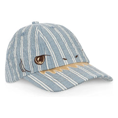 Konges Sløjd - Gorro Elliot a rayas de algodón orgánico | Azul