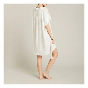 Maison Saint Julien - Vestido de gasa de algodón Paros | Crudo