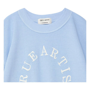 True Artist - Sudadera de manga corta N°12 Algodón orgánico | Azul claro