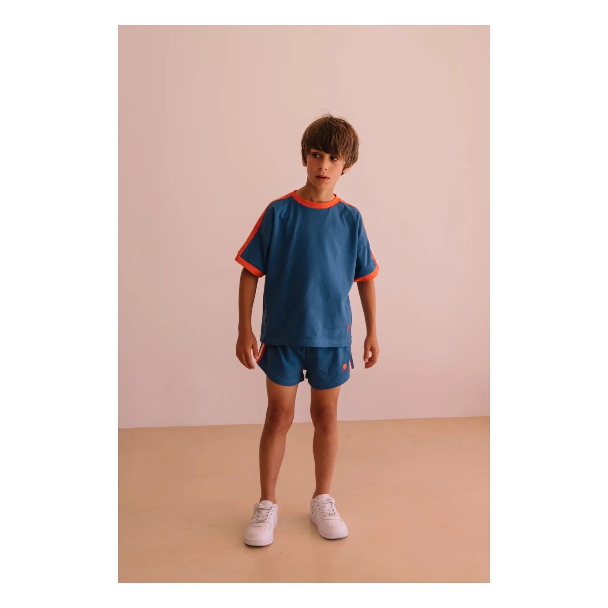 We Are Kids - Camiseta de Algodón Orgánico Taylor Kontrast | Azul