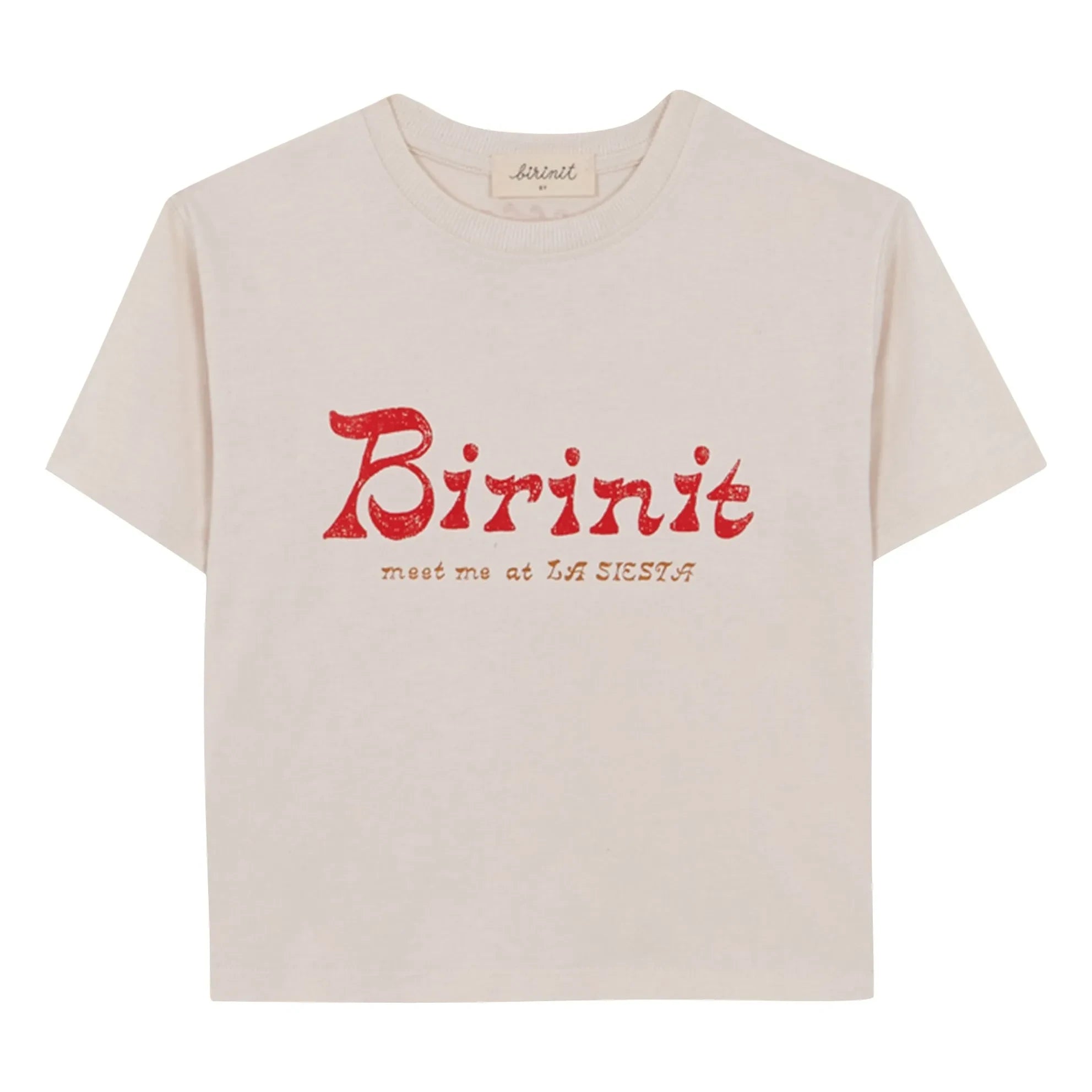 birinit - Camiseta de algodón orgánico Birinit | Marfil