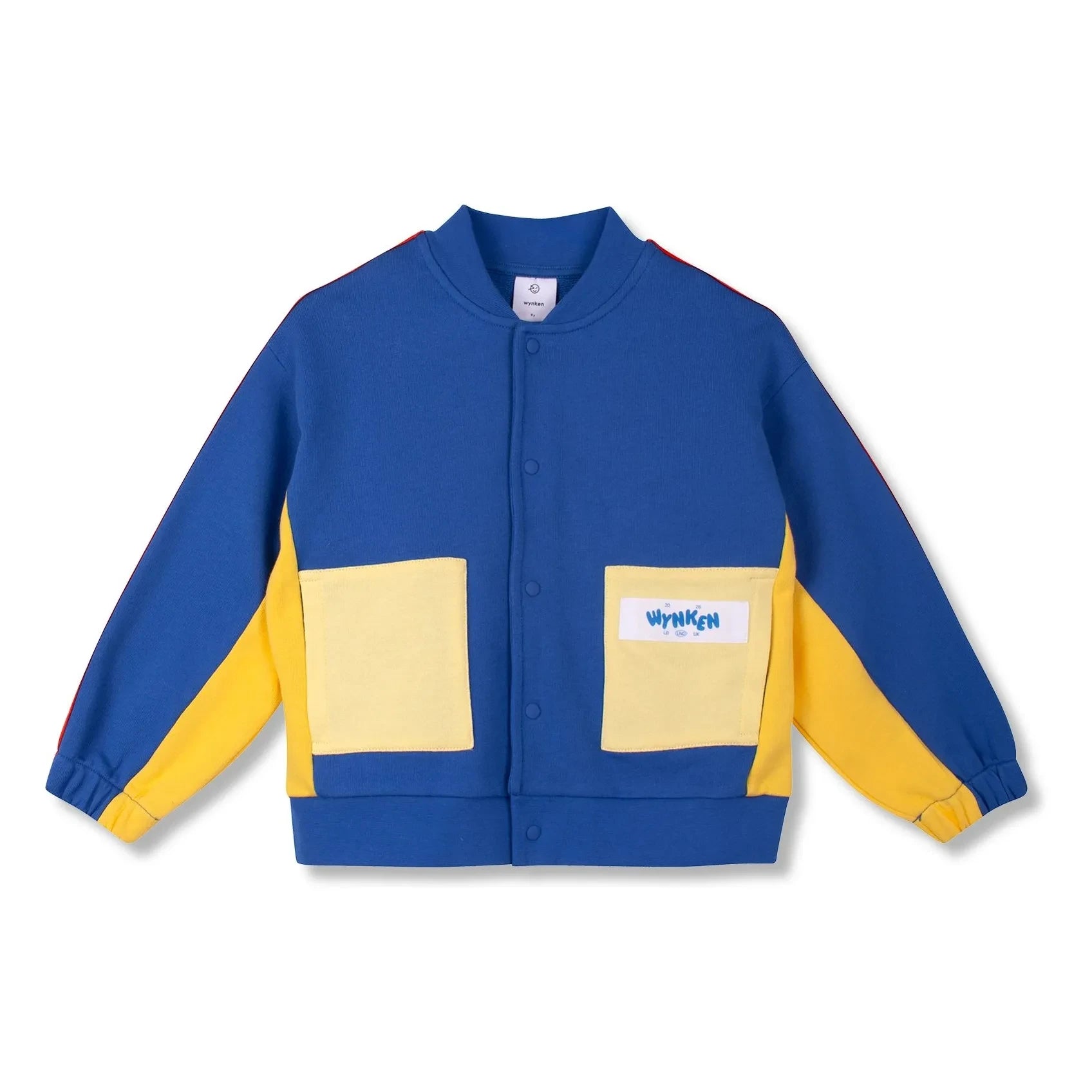 Wynken - Bomber de algodón orgánico con contraste | Azul oscuro