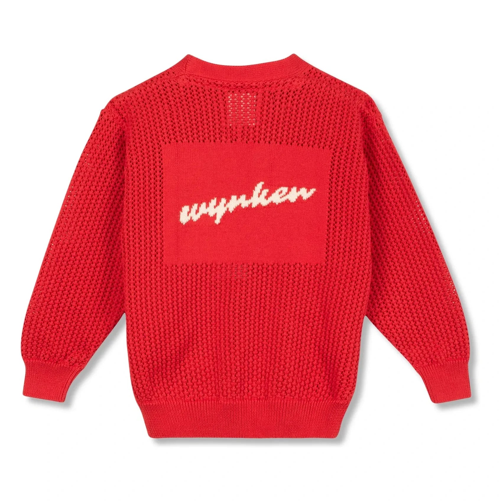 Wynken - Cárdigan de algodón orgánico | Rojo