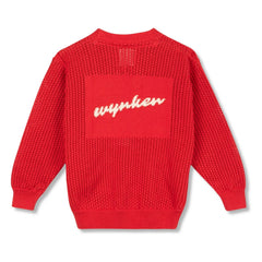 Wynken - Cárdigan de algodón orgánico | Rojo