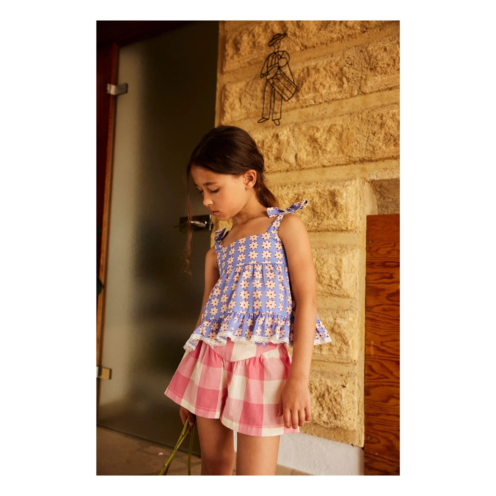 Hello Simone - Pantalones cortos Marlow con cuadros | Rosa