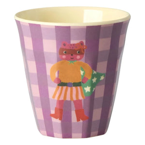 Rice - Vasos de melamina Heroes - Set de 6 | Rosa