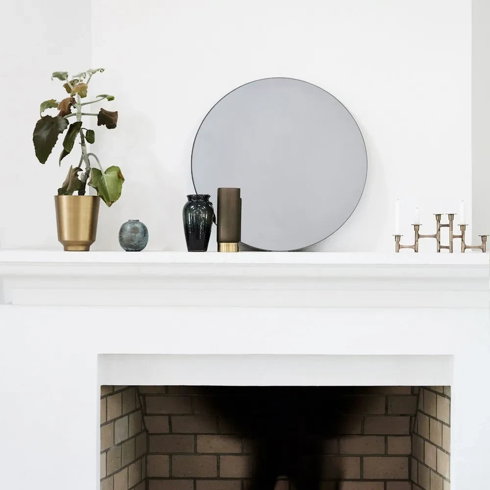 House Doctor - Espejo Redondo de 50 cm | Gris