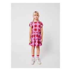 Bobo Choses - Vestido de algodón orgánico Kaleidoscope | Lila