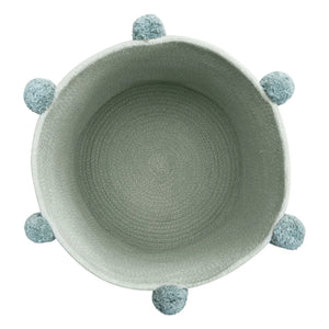 Lorena Canals - Cesta de almacenaje Bubbles | Azul Claro