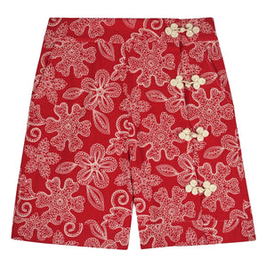 Maria de la Orden - Silene Algodón Pantalones cortos | Rojo