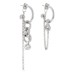 Justine Clenquet - Pendientes Abel | Plata