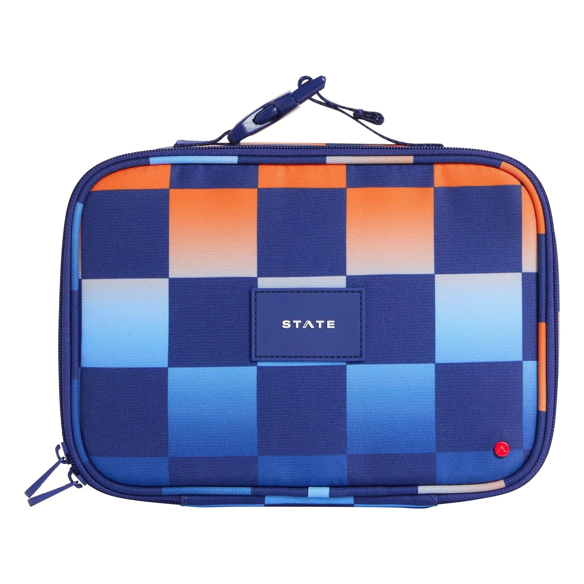 State Bags - Fiambrera Rodgers de Cuadros Degradados | Azul