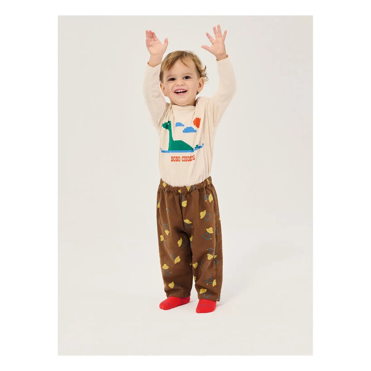 Bobo Choses - Pantalón de campana de Tencel | Marrón