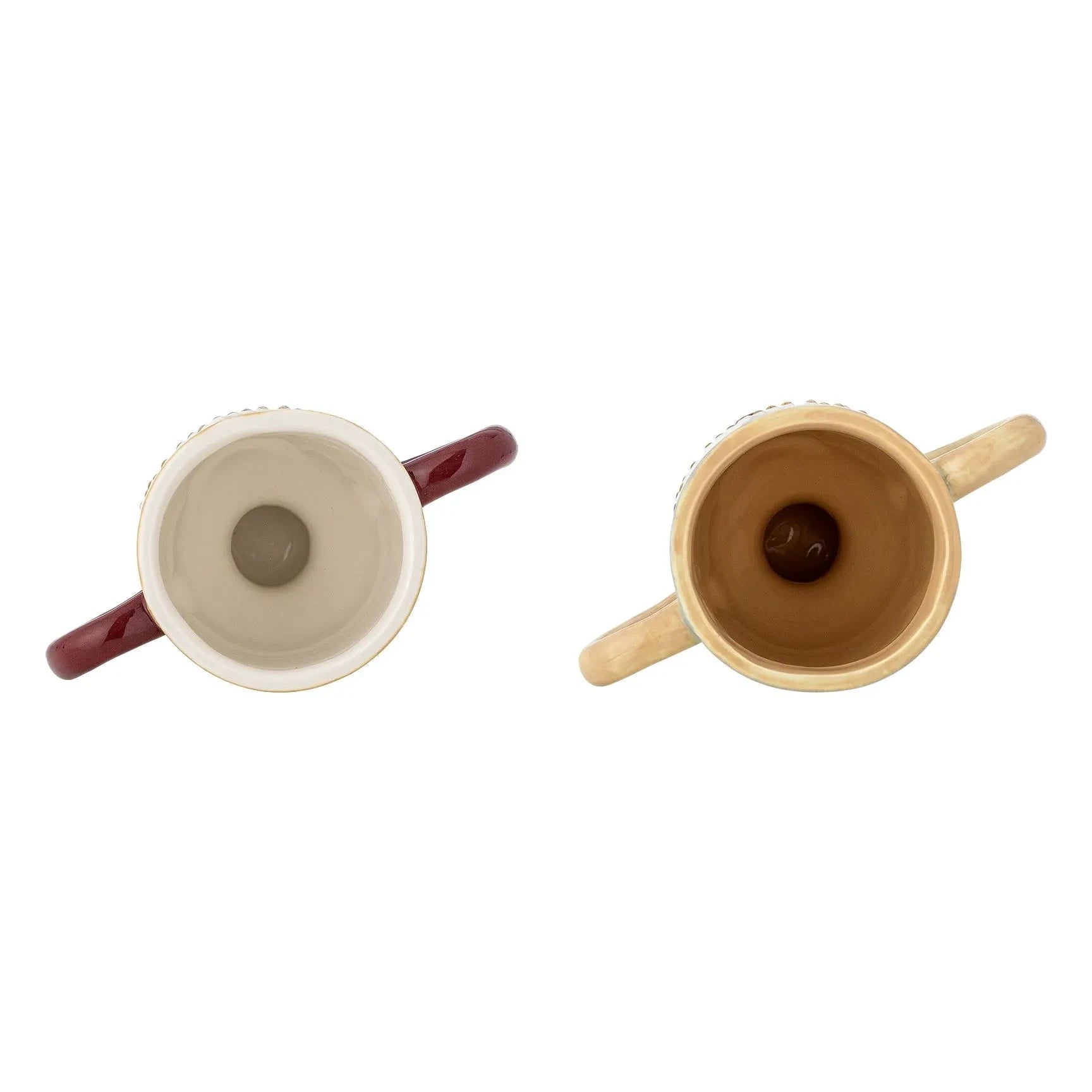 Bloomingville Mini - Tazas pequeñas de cerámica Trophy - Juego de 2 unidades