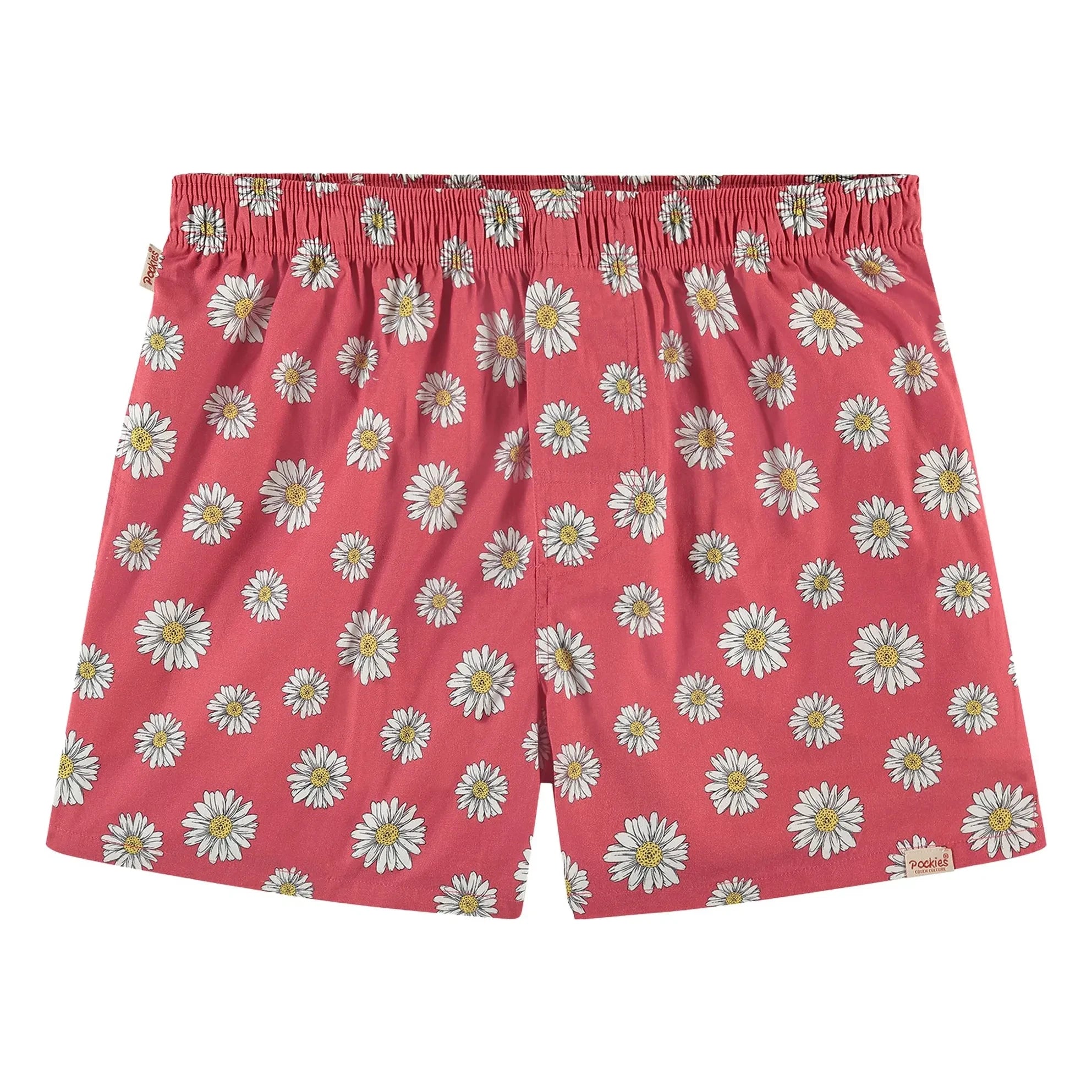 Pockies - Boxer de Flores Rojas | Rojo