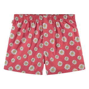Pockies - Boxer de Flores Rojas | Rojo