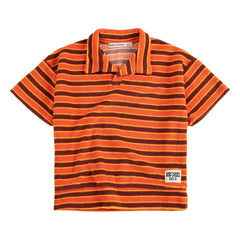 Bobo Choses - Polo de rizo a rayas | Naranja