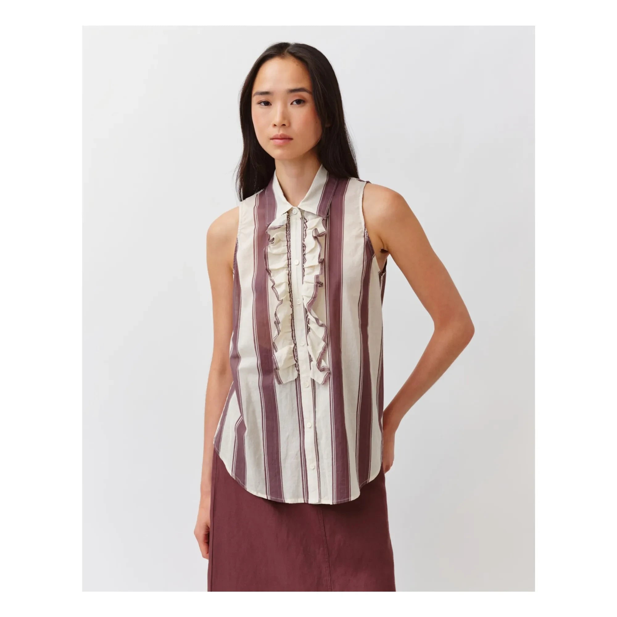 Diega - Camisa de Rayas Cheka | Crudo