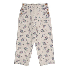 the new society - Pantalones de algodón orgánico Emma Fleuri | Beige