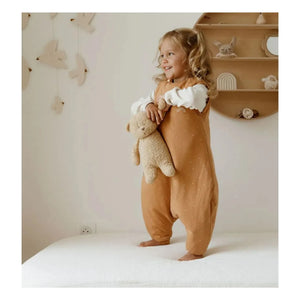 Les Petites Billes - Saco de dormir reversible de 4 estaciones con pies Oursons | Camel