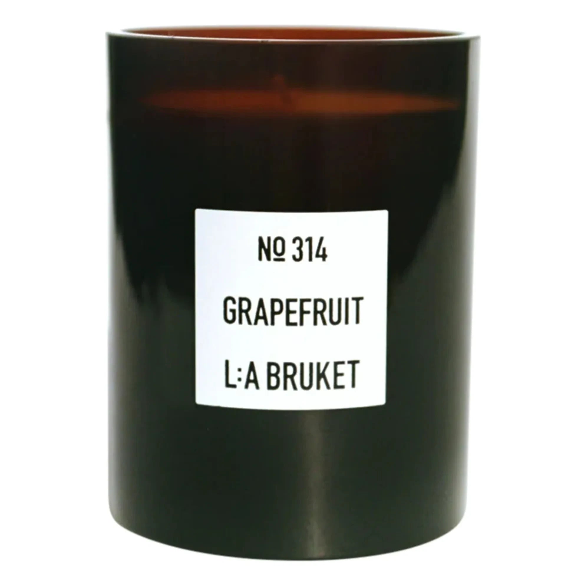L:A BRUKET - Vela con aroma a pomelo - 260g | Incoloro