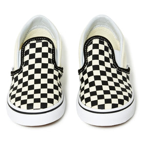 Vans - Zapatillas Checkerboard Classic Slip-On | Blanco