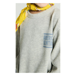 American Vintage - Sudadera Zofbay | Gris jaspeado