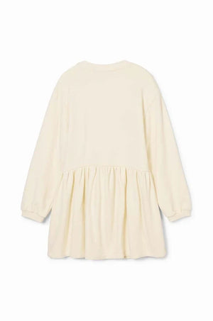 Vestido de Algodón para Niña Desigual