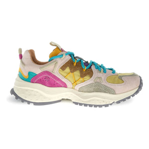 Flower Mountain - Yamabushi Süet ve Naylon Spor Ayakkabılar | Pembe
