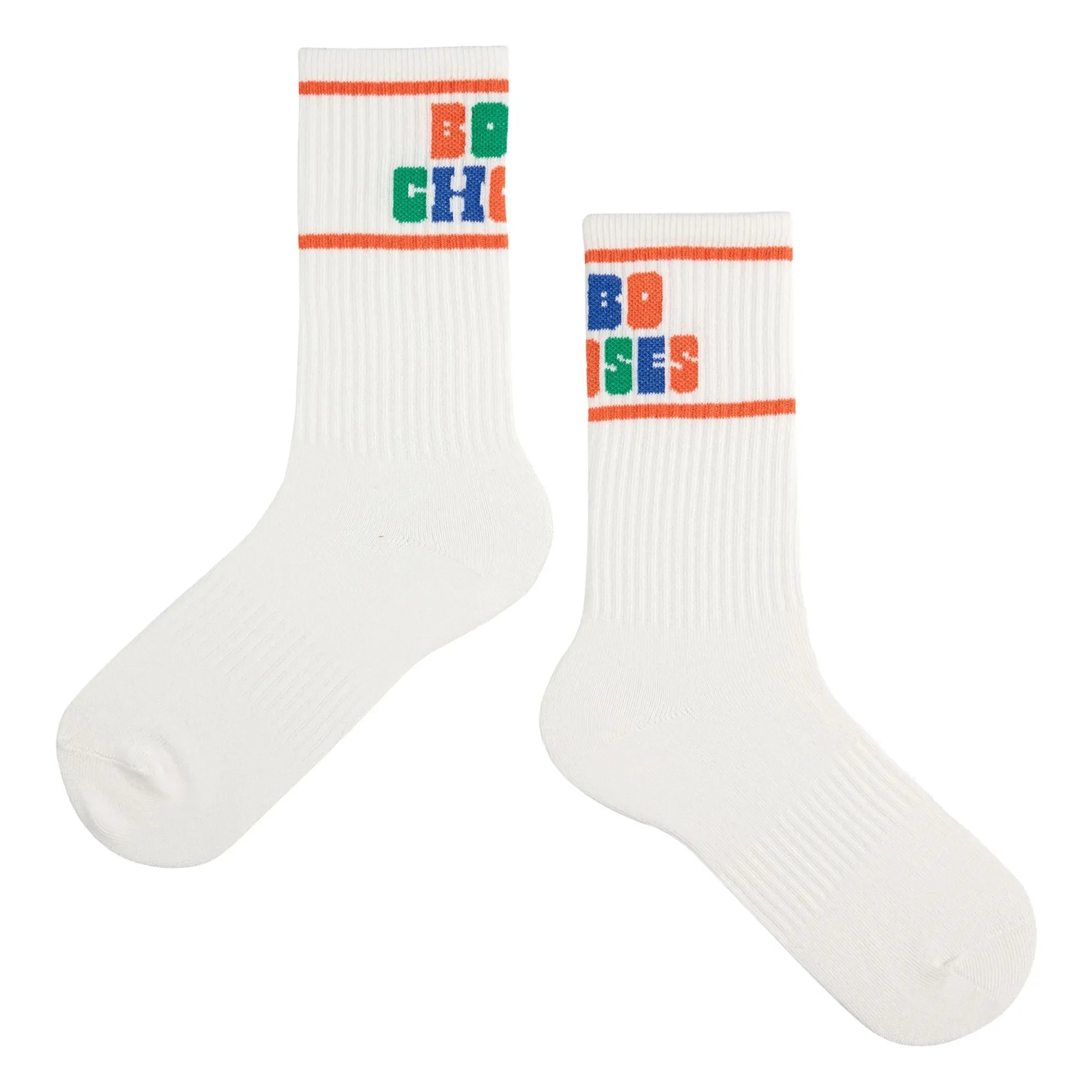 Bobo Choses - Calcetines altos de algodón orgánico Bobo | Blanco
