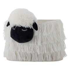 Bloomingville Mini - Cesta de almacenaje Dolly | Blanco