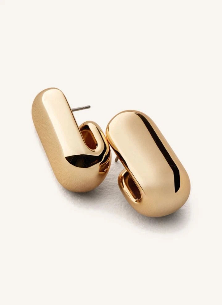 Jenny Bird - Pendientes Leon | Oro