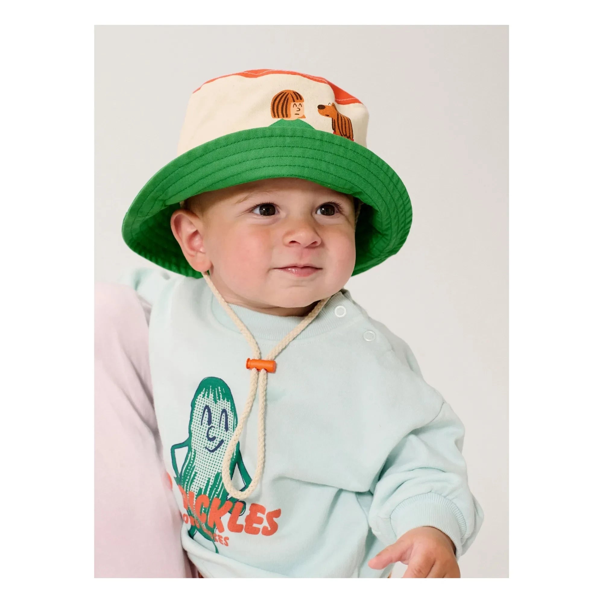Bobo Choses - Sudadera de algodón orgánico para bebé Mr Pickles | Azul claro