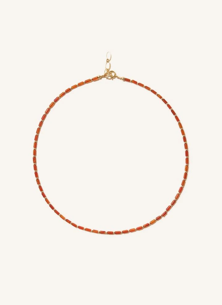 Camille Colette Studio - Collar Baia Rojo Marrón | Multicolor